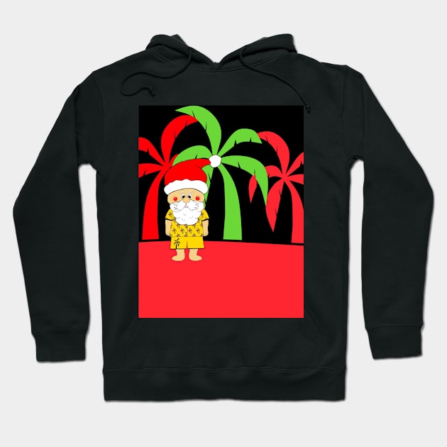 Tropical Christmas Hoodie by SartorisArt1